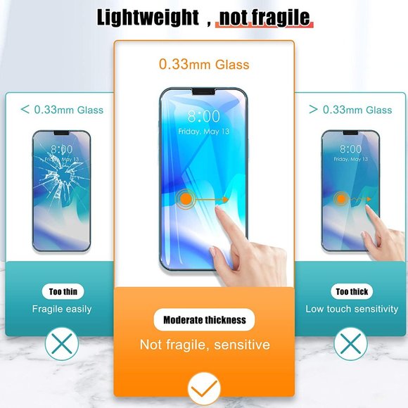 [3 Pack] iPhone 12 / 12 Pro Glass Screen Protector + Installation Tool - Picture 7 of 7